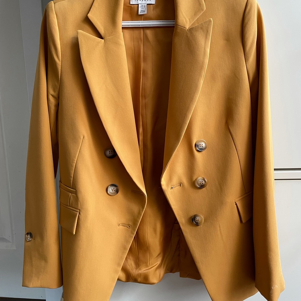 TopShop Mustard Coloured Blazer